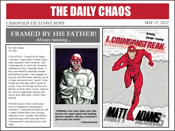 Read more about the article I, Crimsonstreak available for pre-order