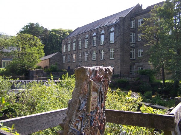 Bamford Mill viewed from the Bridge